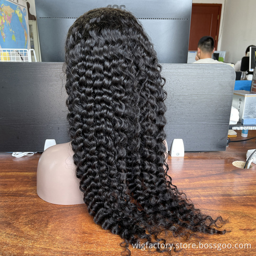 2021 Wholesale Preplucked 13*6 hd lace frontal wig, glueless natura hd lace wigs, hd deep wave frontal wig